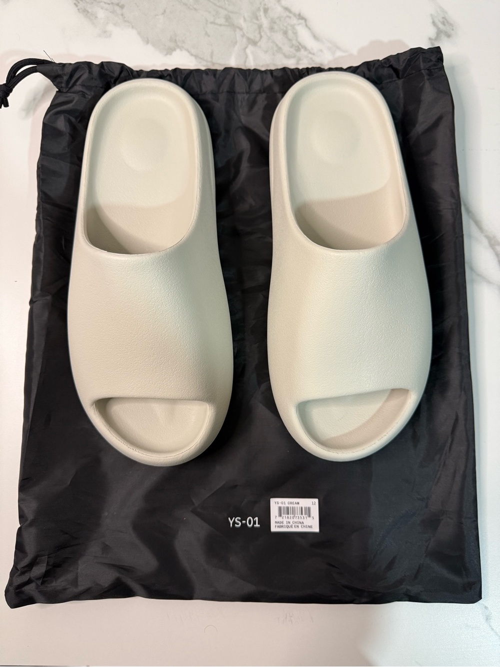 Yeezy YS-01 Men's Cream Slide Sandals